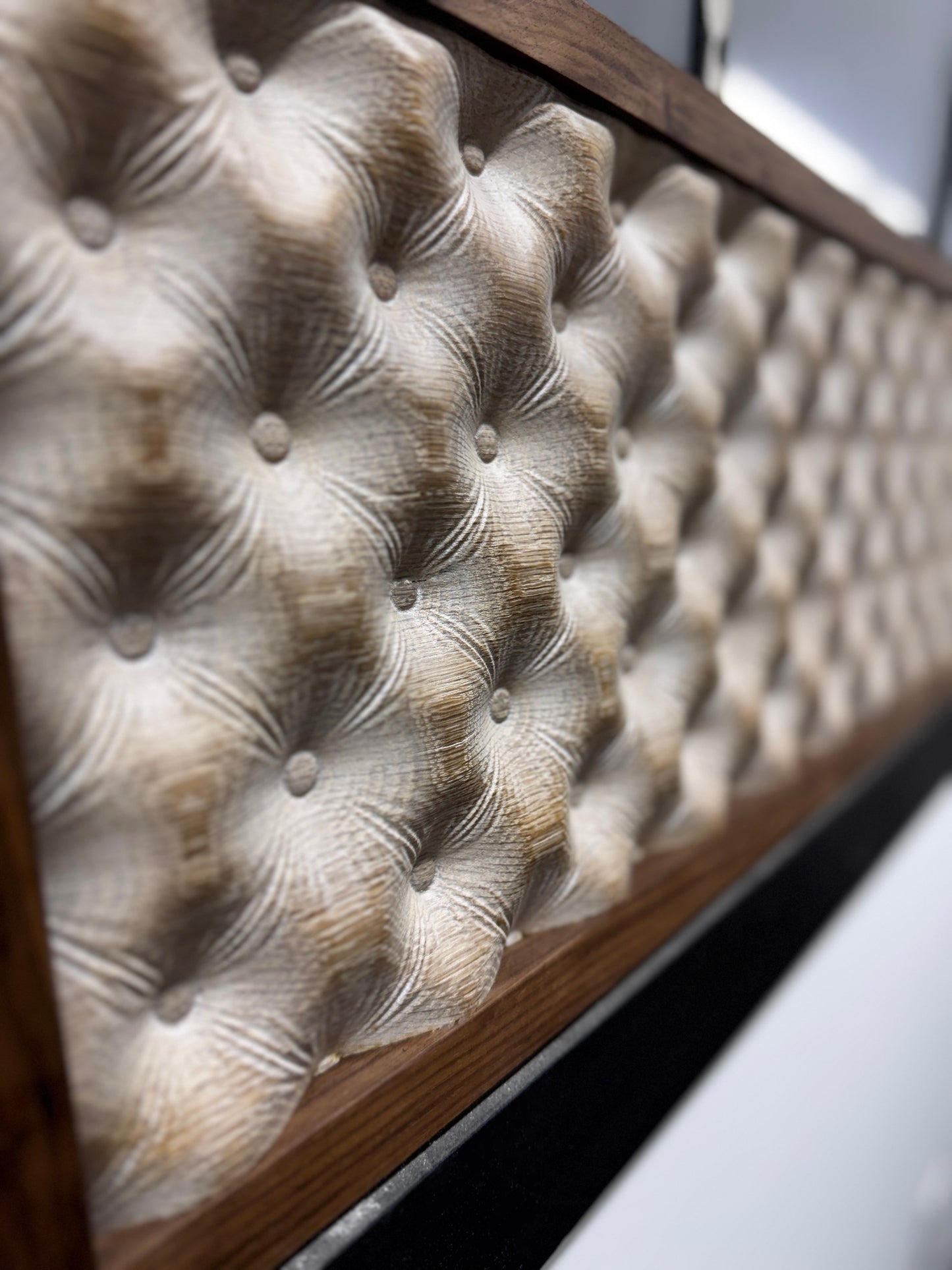 Tufted Wall Art - White Oak & Walnut