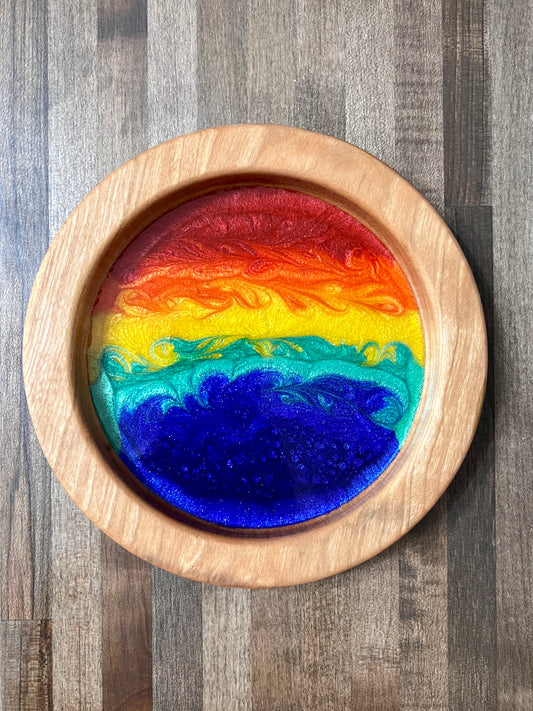 š PRIDE: Rainbow Cherry Catch-All Dish