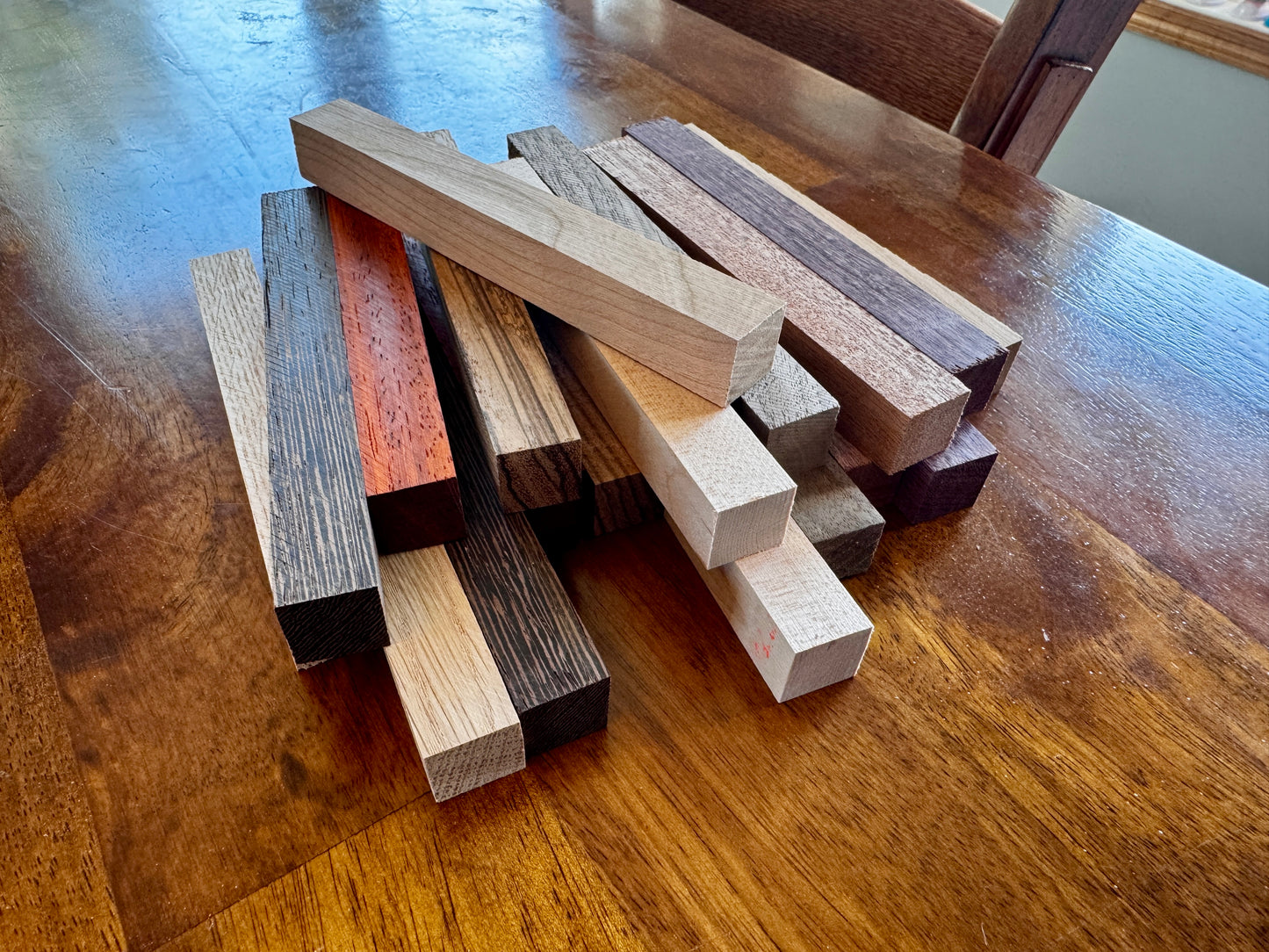 Hardwood Pen Turning Blanks - .75x.75x5.75