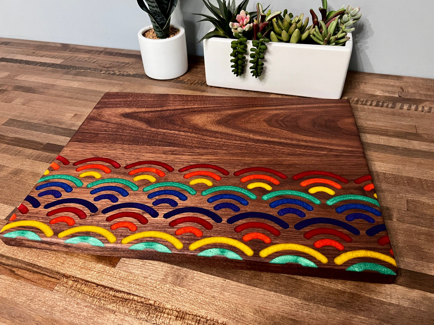 🌈 PRIDE : Rainbow Charcuterie Board (16”x12”x.75”)