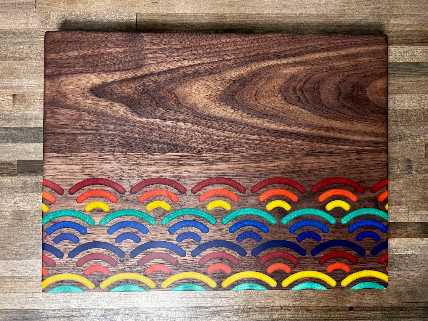 🌈 PRIDE : Rainbow Charcuterie Board (16”x12”x.75”)