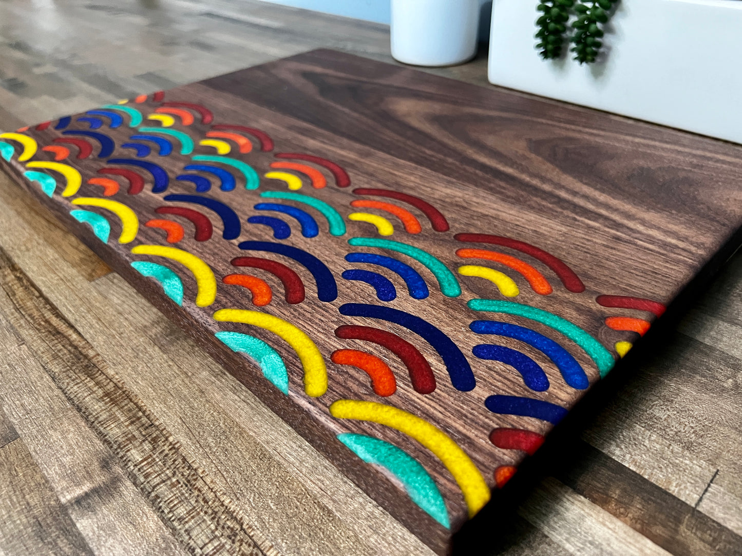 🌈 PRIDE : Rainbow Charcuterie Board (16”x12”x.75”)