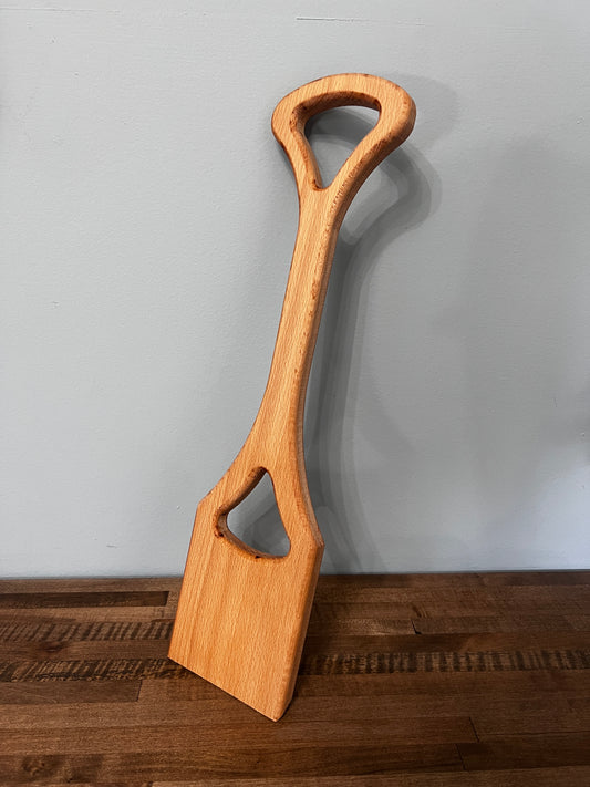 Wooden Grill Scraper with Bottle Opener