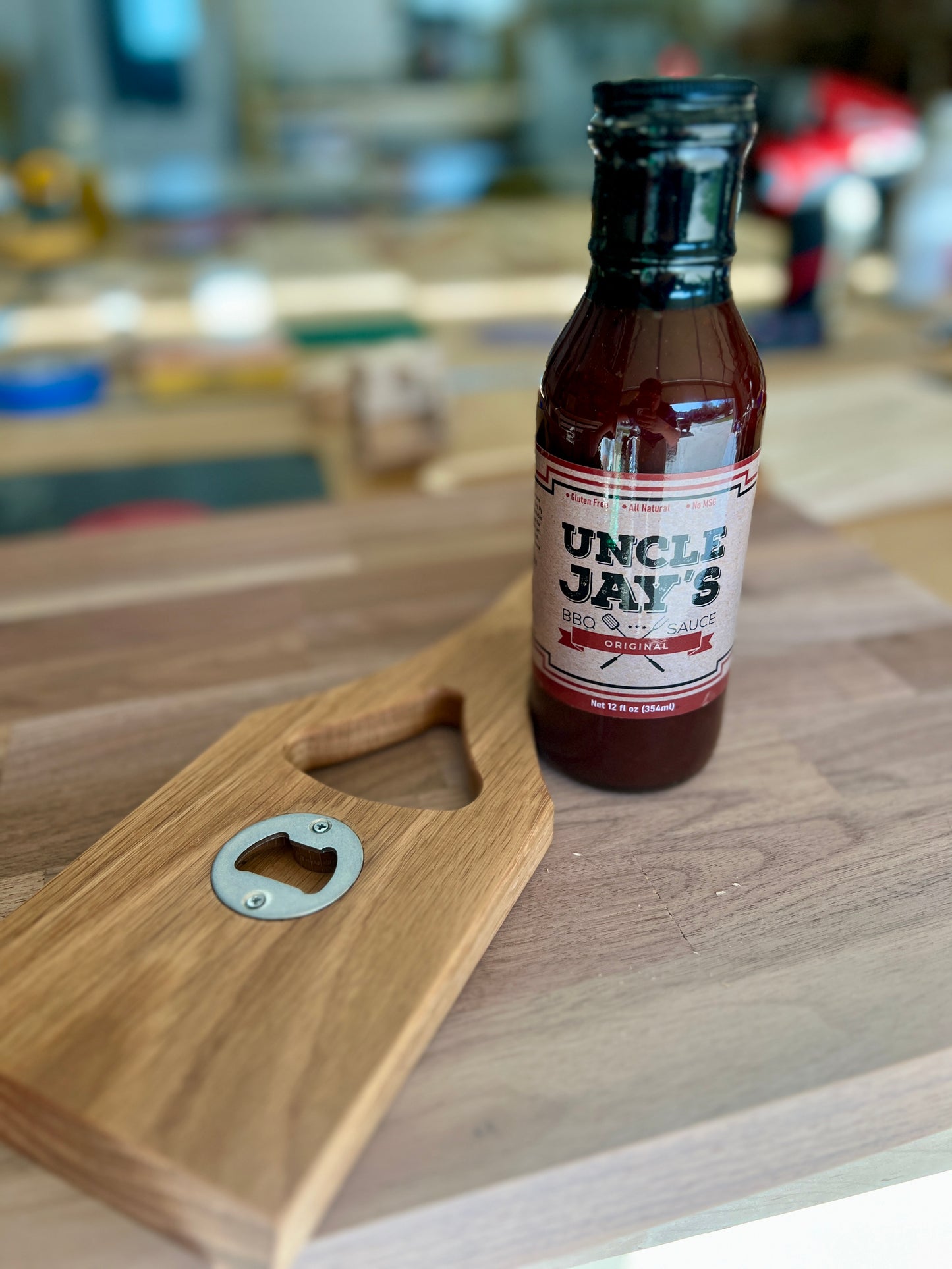 BBQ Lover's Bundle - Hardwood Grill Scraper & Uncle Jay's BBQ Sauce